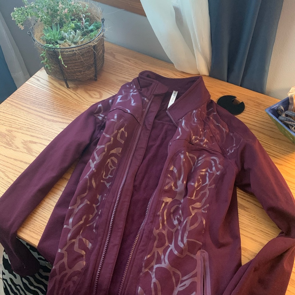 Fabletics Maroon Jacket